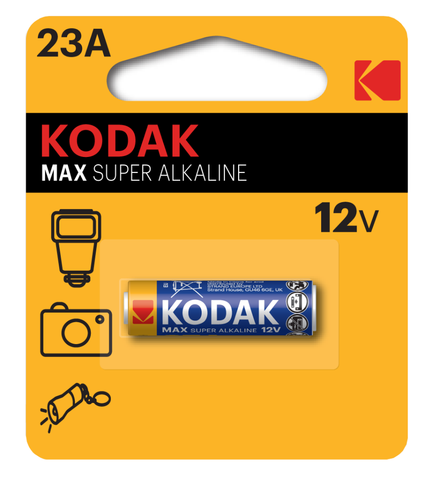 Батарейка щелочная KODAK MAX 23A-1BL, 12V (1 шт)