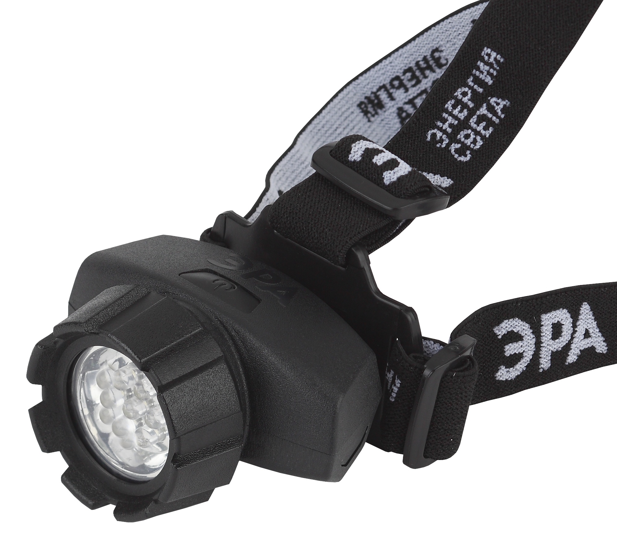 Фонарь налобный GB-602 (7xLED, 3xAAA, 4 реж., черный) ЭРА