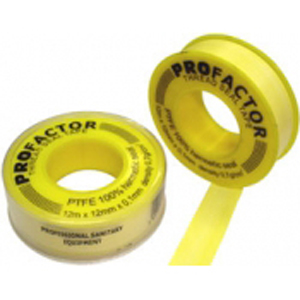 Фум лента Yellow Small 12мм х12м х0,1 газ 533PF