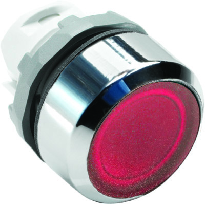 Кнопка MP1-21R  красная   с подсветкой без фиксации ( только корпус )