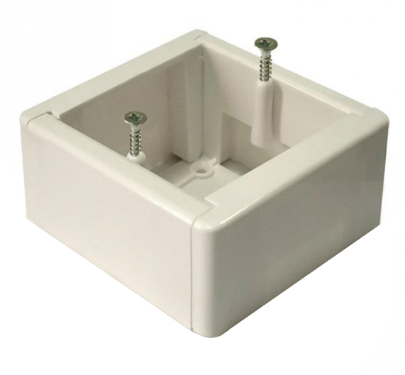 Коробка распаячная для открытой проводки Тусо RUVinil (IP40) 65021, 88х88х44 мм