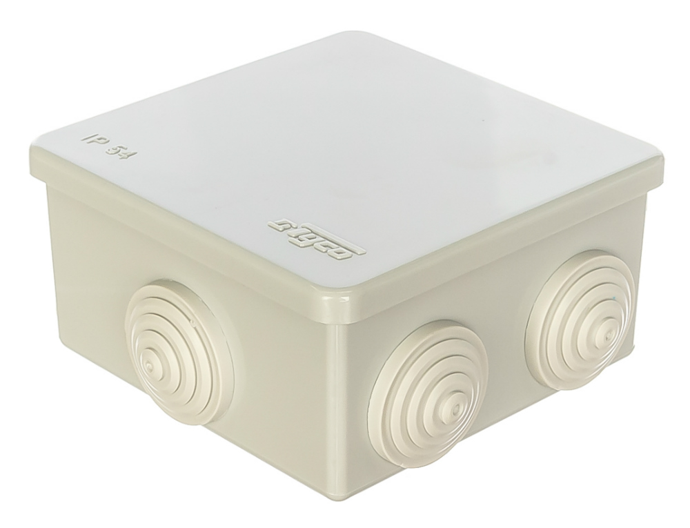 Коробка распаячная для открытой проводки Тусо RUVinil (IP54) 67040, 85х85х40 мм