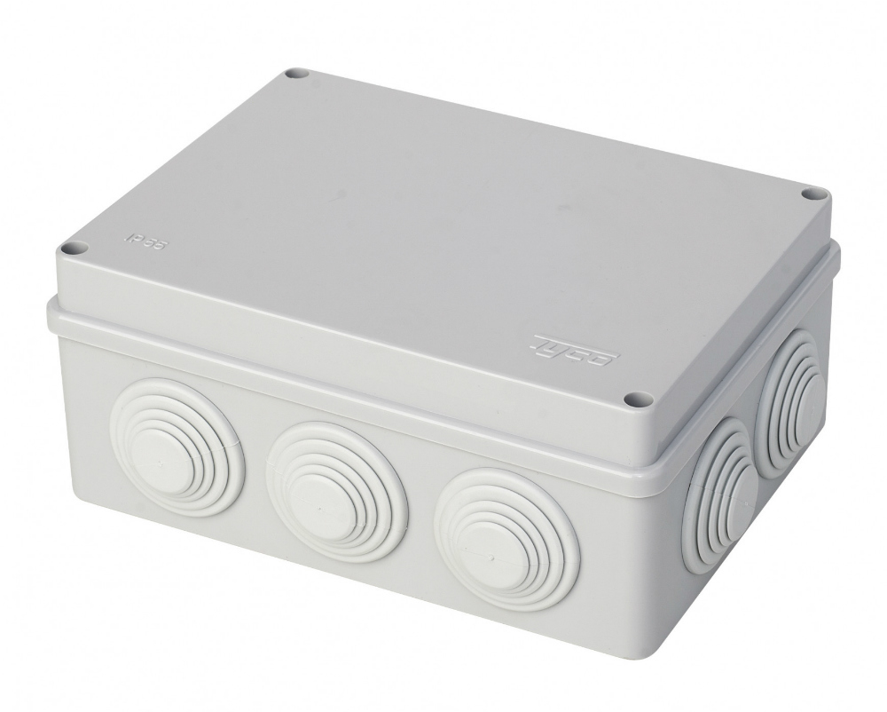 Коробка распаячная для открытой проводки Тусо RUVinil (IP55) 67055, 200х140х75 мм