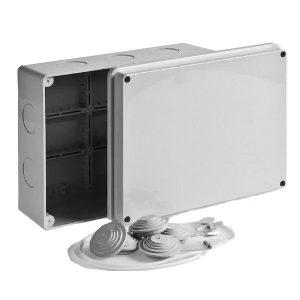 Коробка распаячная для открытой проводки Тусо RUVinil (IP55) 67066, 240х195х90 мм
