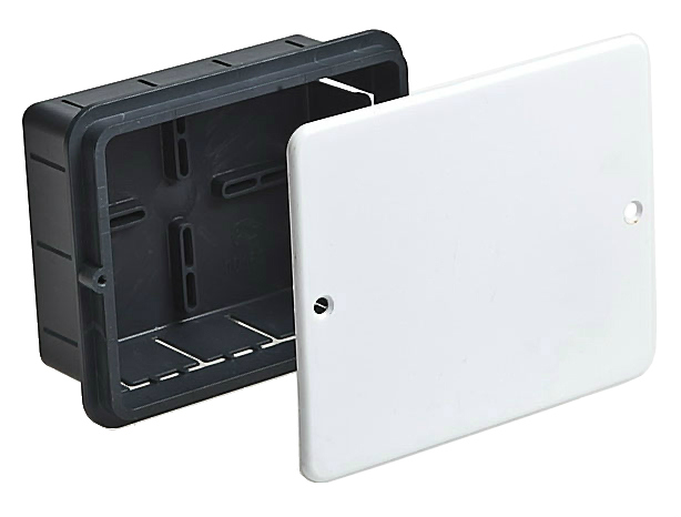 Коробка распаячная для скрытой проводки Тусо RUVinil (IP30) 10162, 130х106х50 мм