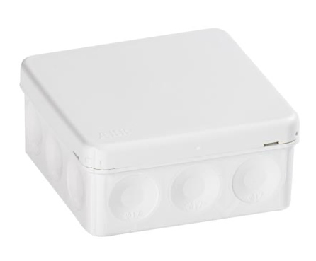Коробка распределительная ABB AP9M (IP55) 2TKA140012G1, белая, 86х86х40 мм