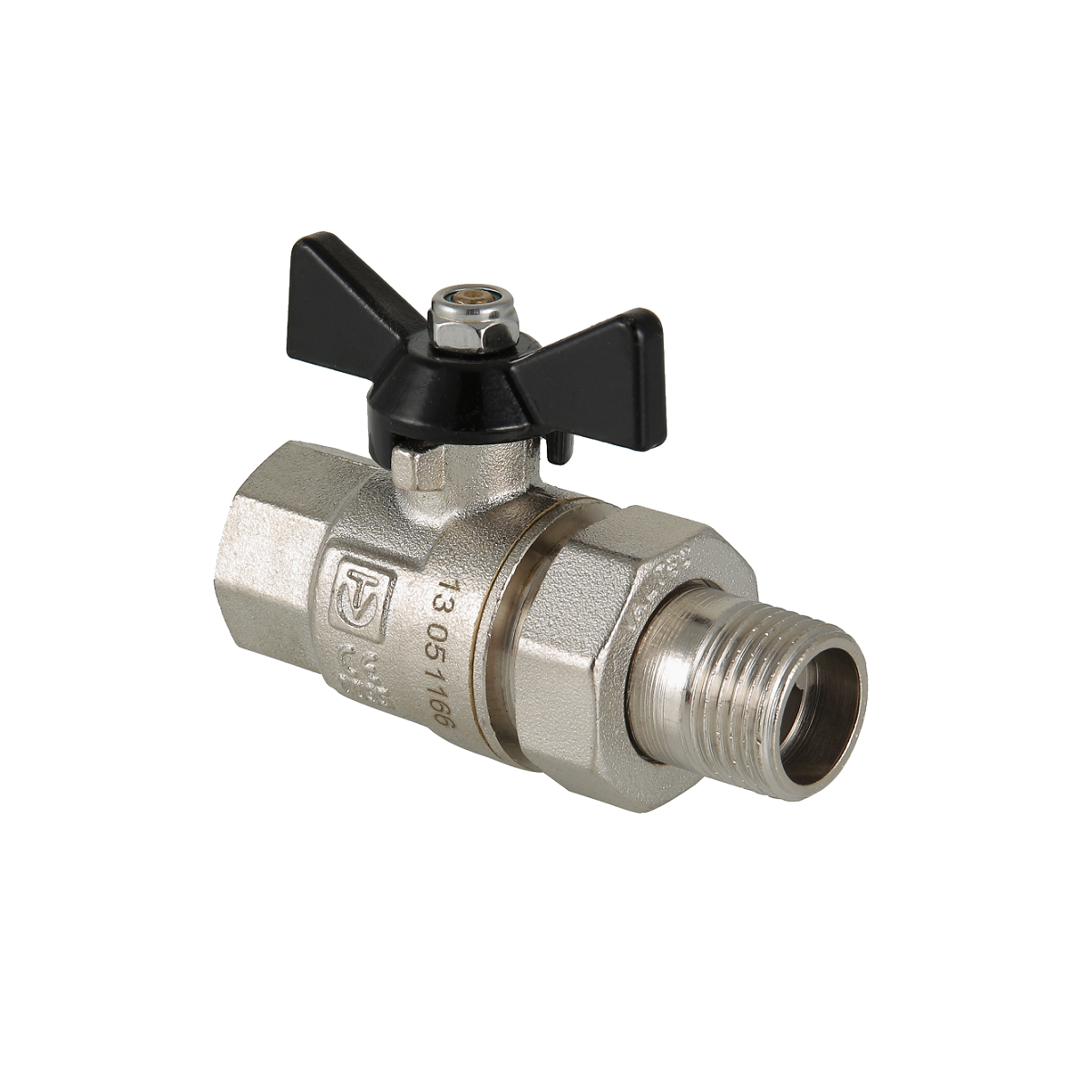 Кран шар. VALTEC PERFECT 3/4" усиленный  с полусгоном VT.327.N.05