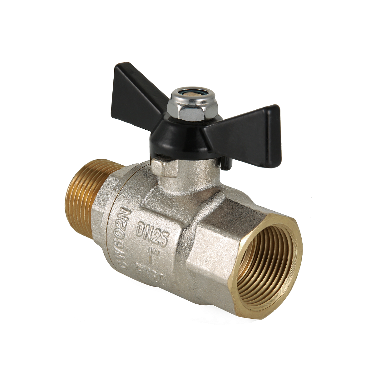 Кран шар. VALTEC PERFECT 3/4" внут.-нар. бабочка усиленный VT.318.N.05