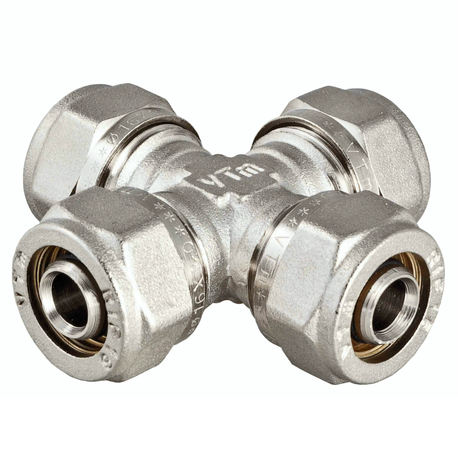 Крестовина обжимная VALTEC VTm.341.N.261626, 26х16х26х16 мм