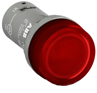 Лампа CL2-523R со встроенным светодиодом красная 230В АС (1SFA619403R5231)