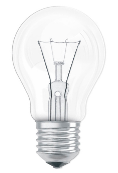 Лампа накаливания OSRAM прозрачная (ЛОН) CLASSIC A55 CL 60W E27 710lm 2700К, 4008321665850