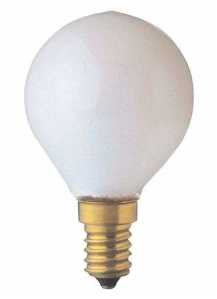 Лампа накаливания OSRAM шар матовый CLASSIC P45 FR 60W E14 660lm 2700К, 4008321411501