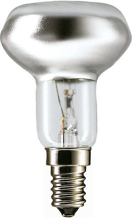 Лампа накаливания PHILIPS рефлекторная (зеркальная) Refl NR50 60W E14 600cd 2700К, 871150038242978