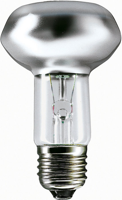 Лампа накаливания PHILIPS рефлекторная (зеркальная) Refl NR63 60W E27 750cd 2700К, 871150004366578