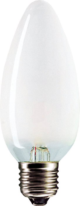 Лампа накаливания PHILIPS свеча матовая Standard B35 FR 60W E27 630lm 3000К, 871150005651150