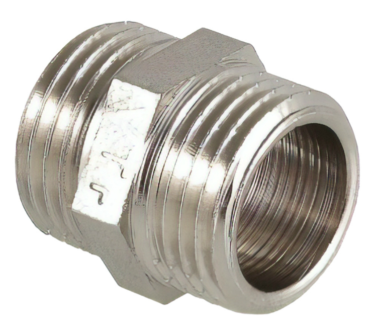Ниппель латунный, наружная-наружная, VALTEC VTr.582.N.0007, 1 1/4"