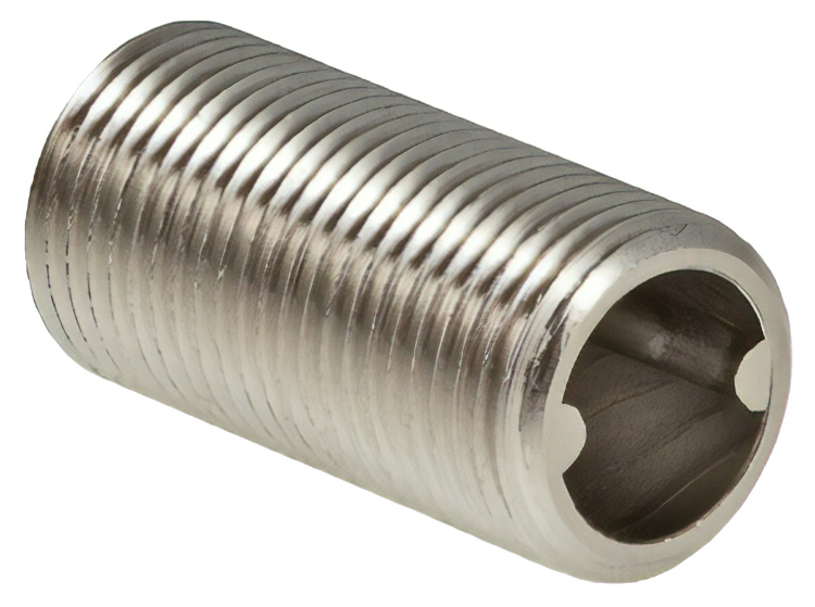 Ниппель латунный под сгонный ключ, наружная резьба, VALTEC VTr.651.N.0005, 3/4"