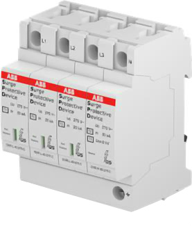 Ограничитель перенапряжения (УЗИП) ABB OVR T2 3N 40-275 P QS