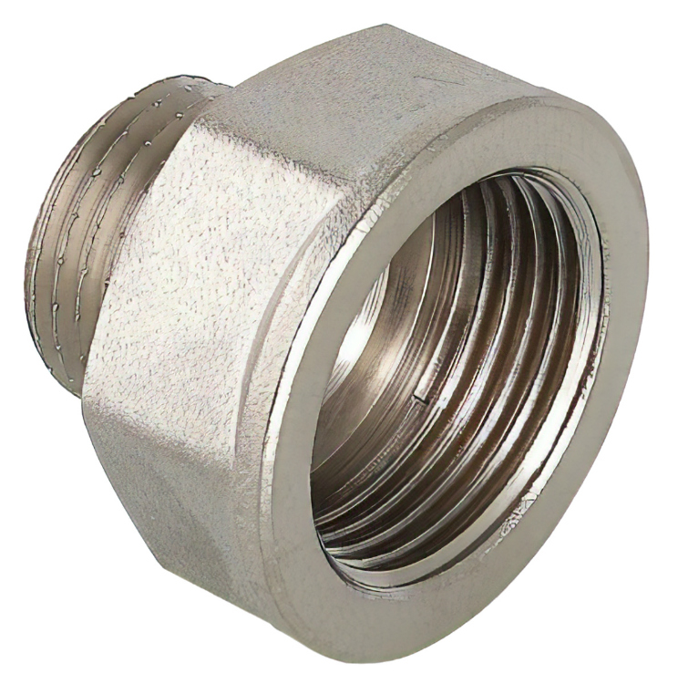 Переходник латунный, внутренняя-наружная, VALTEC VTr.592.N.0807, 1 1/2"х1 1/4"