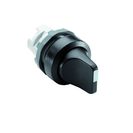 Переключатель (короткая ручка) M2SS2-20B черный, без подсветки, 2-х позиционный (только корпус) 45# с фиксацией (1SFA611201R2006