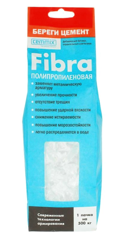 Полипропиленовая фибра Cemmix Fibra 150 г