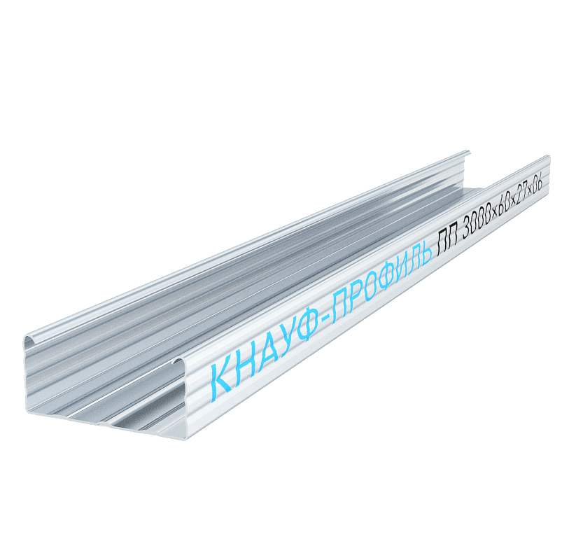 Профиль потолочный KNAUF ПП, 60х27 мм (0,6 мм), 4 м