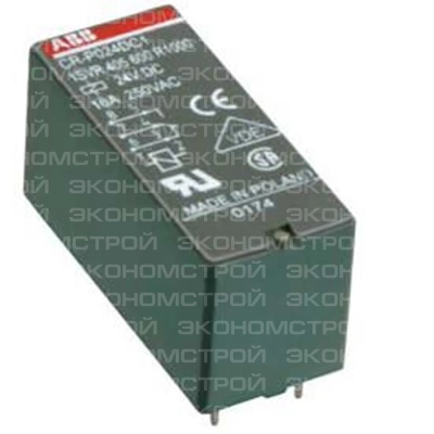 Промежуточное реле CR-P024AC2  24B AC 2ПК(8А)