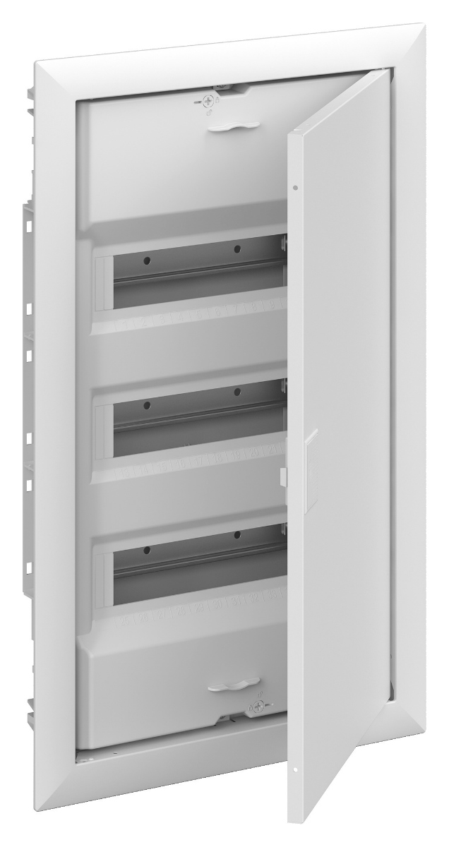 Шкаф внутреннего монтажа ABB UK630P3RU на 36М, 3 ряда, IP30, с самозажимными N/PE