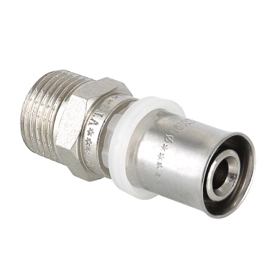 Соединитель пресс с перех. на  нар. р. 16х1/2" VALTEC VTm.201.N.001604