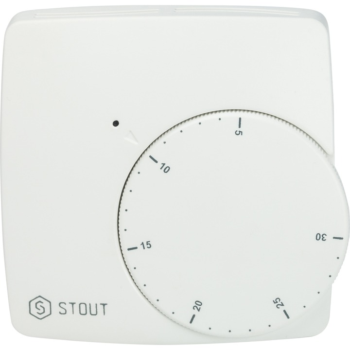 STOUT STE-0002 Проводной электронный термостат WFHT-BASIC со светодиодом