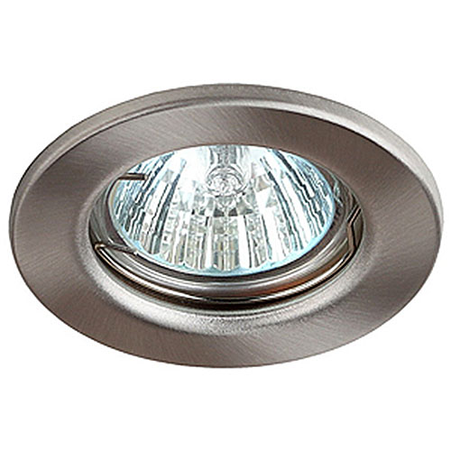 Светильник ЭРА ST1 SN MR16 12/220V, сталь, штамповка, сатин никель