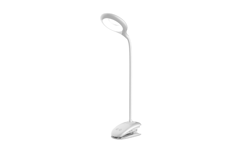 Светильник светодиодный на прищепке UF-705 С01 белый, 4.5W (аккумулятор,USB,3 уровень яркости, функция ночника) (13254)