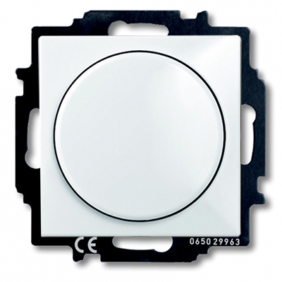 Светорегулятор Busch-Dimmer с центральной платой, Basic 55 Альпийский белый