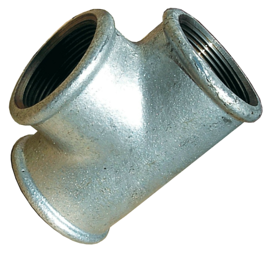 Тройник прямой чугун оц Ду 32 (1 1/4")
