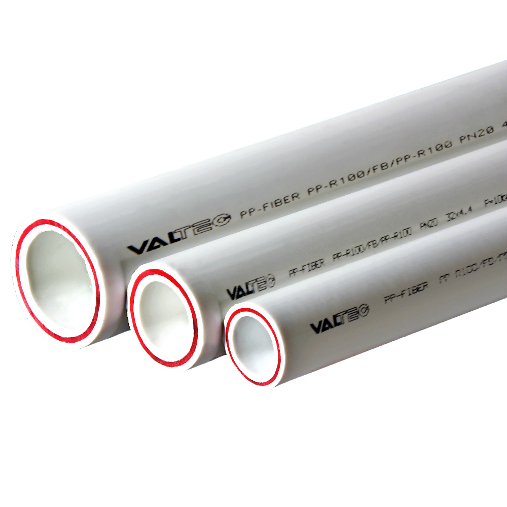 Труба полипропиленовая армированная стекловолокном VALTEC PP-FIBER VTp.700.FB20.32, PN20, 2 м, 32х4,4 мм
