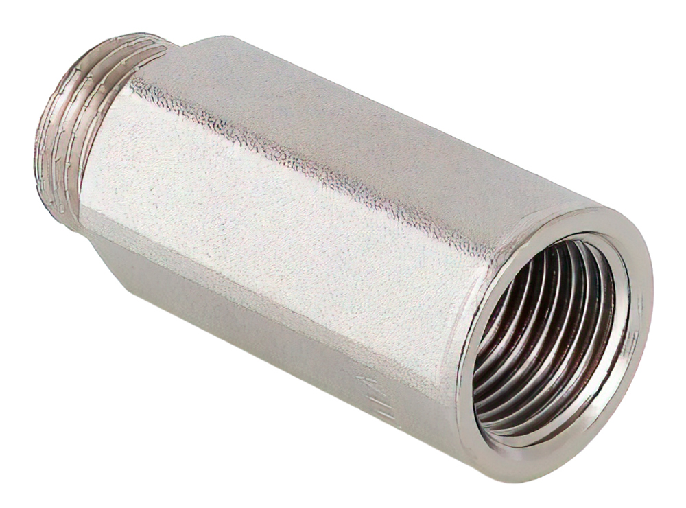 Удлинитель латунный, внутренняя-наружная, VALTEC VTr.197.N.0410, 1/2"х10 мм