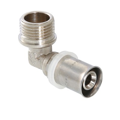 Угольник пресс с переходом на наружную резьбу 16х3/4" VALTEC VTm.253.N.001605