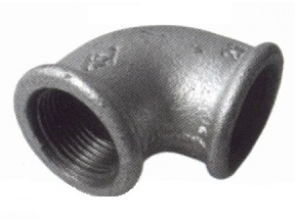 Угольник проходной чугун оц Ду 32 (1 1/4")